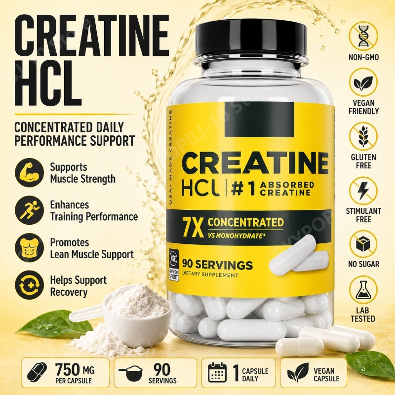 Nutrition Fitness - Creatine HCl 750mg 90 Capsules Fitness