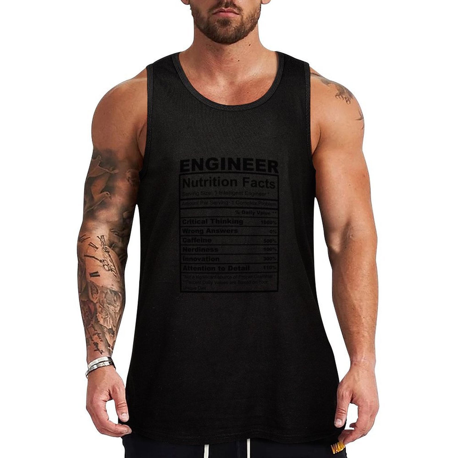 Nutrition Fitness - Funny Engineer Gift Nutrition Fact Humor