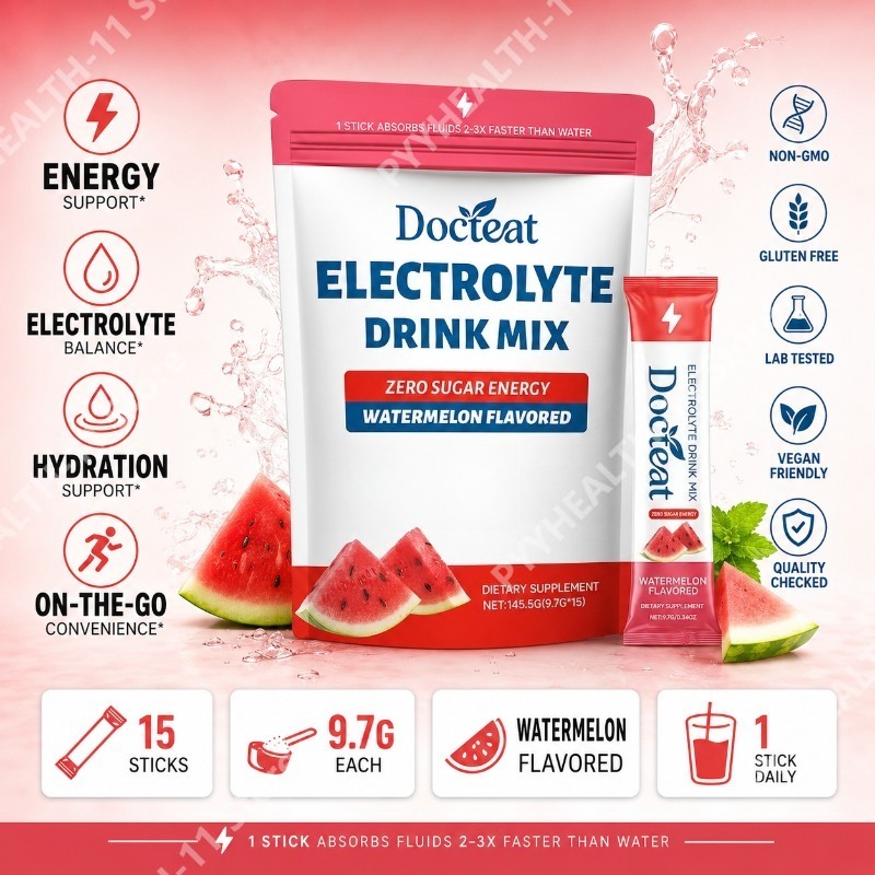 Watermelon Electrolyte Drink M - Electrolyte Powder Pack recension och pris