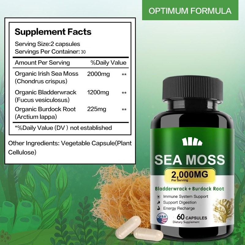 9-in-1 Seaweed Black Seed Oil, - Black Seed Oil Capsule recension och pris