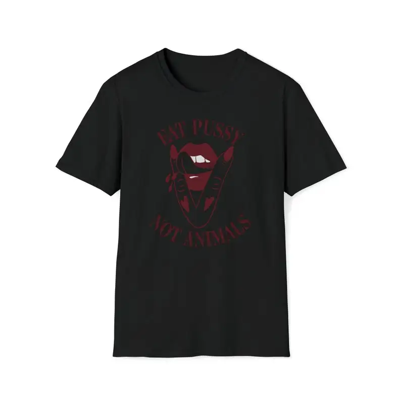 Unisex Vegan T-Shirt Eat Pssy  - Nutrition Fitness recension och pris