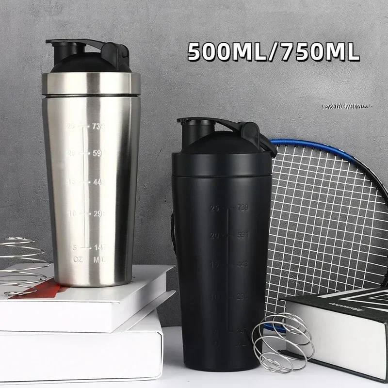 Stainless Steel Protein Shaker - Nutrition Fitness recension och pris