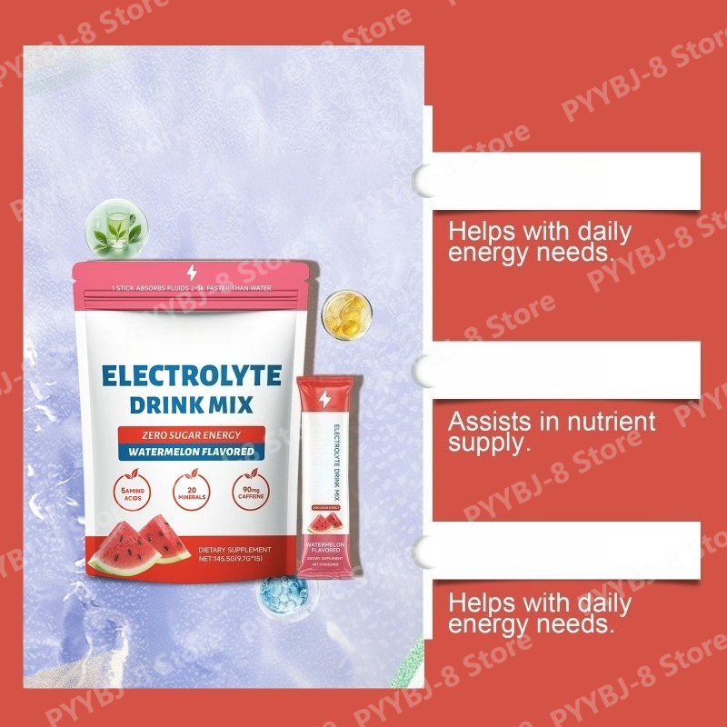 Zero Sugar Watermelon Electrol - Electrolyte Powder Pack recension och pris