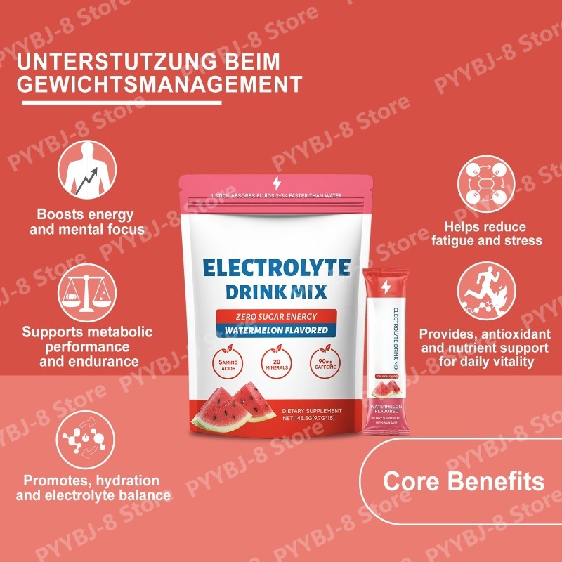 Zero Sugar Watermelon Electrol - Electrolyte Powder Pack recension och pris