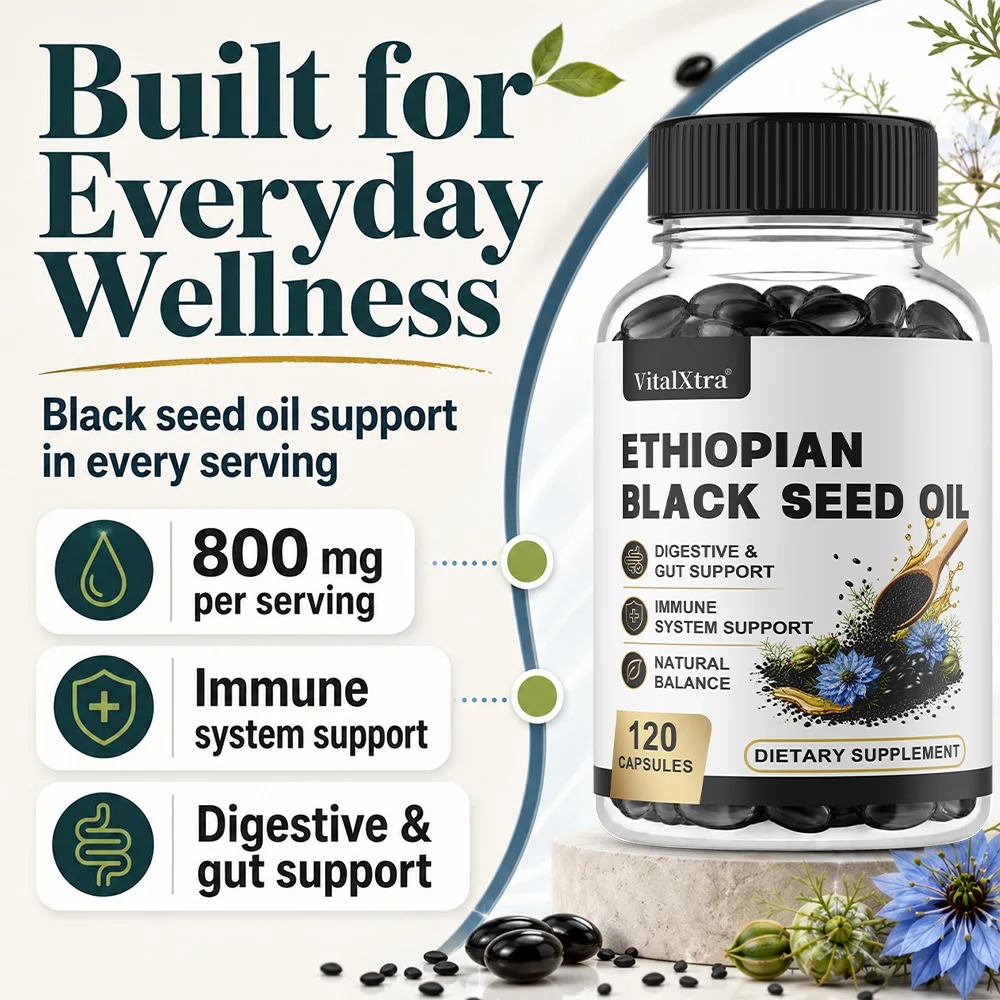 Ethiopian Black Seed Oil Softg - Black Seed Oil Capsule recension och pris