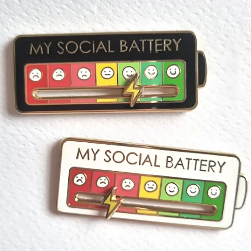 My Social Power Battery Brooch - Nutrition Fitness recension och pris