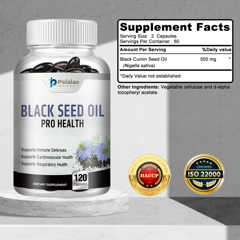 Organic Black Seed Oil - Suppo - Black Seed Oil Capsule recension och pris