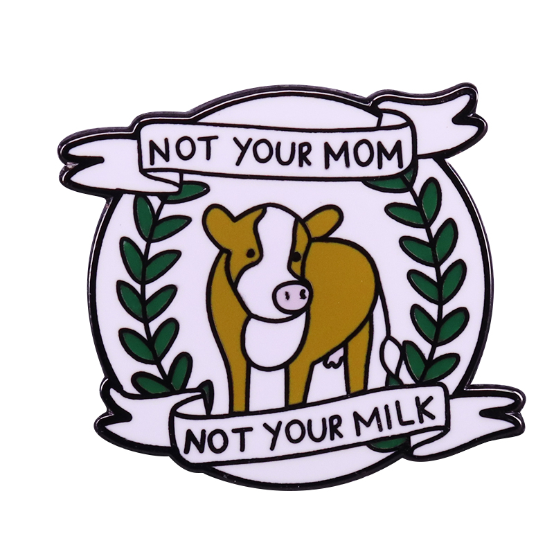 Vegan Pin Animal Rights Brooch - Nutrition Fitness recension och pris