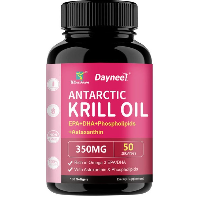 Krill oil soft capsules supple - Nutrition Fitness recension och pris